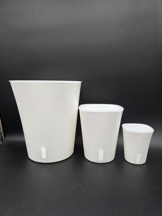 Self-Watering Planter System – Semi-Hydro & Chunky Soilless Ready | 4", 6" & 9"